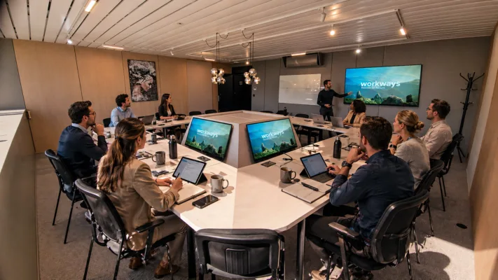 Large Meeting Room Workways Brussels Airport
