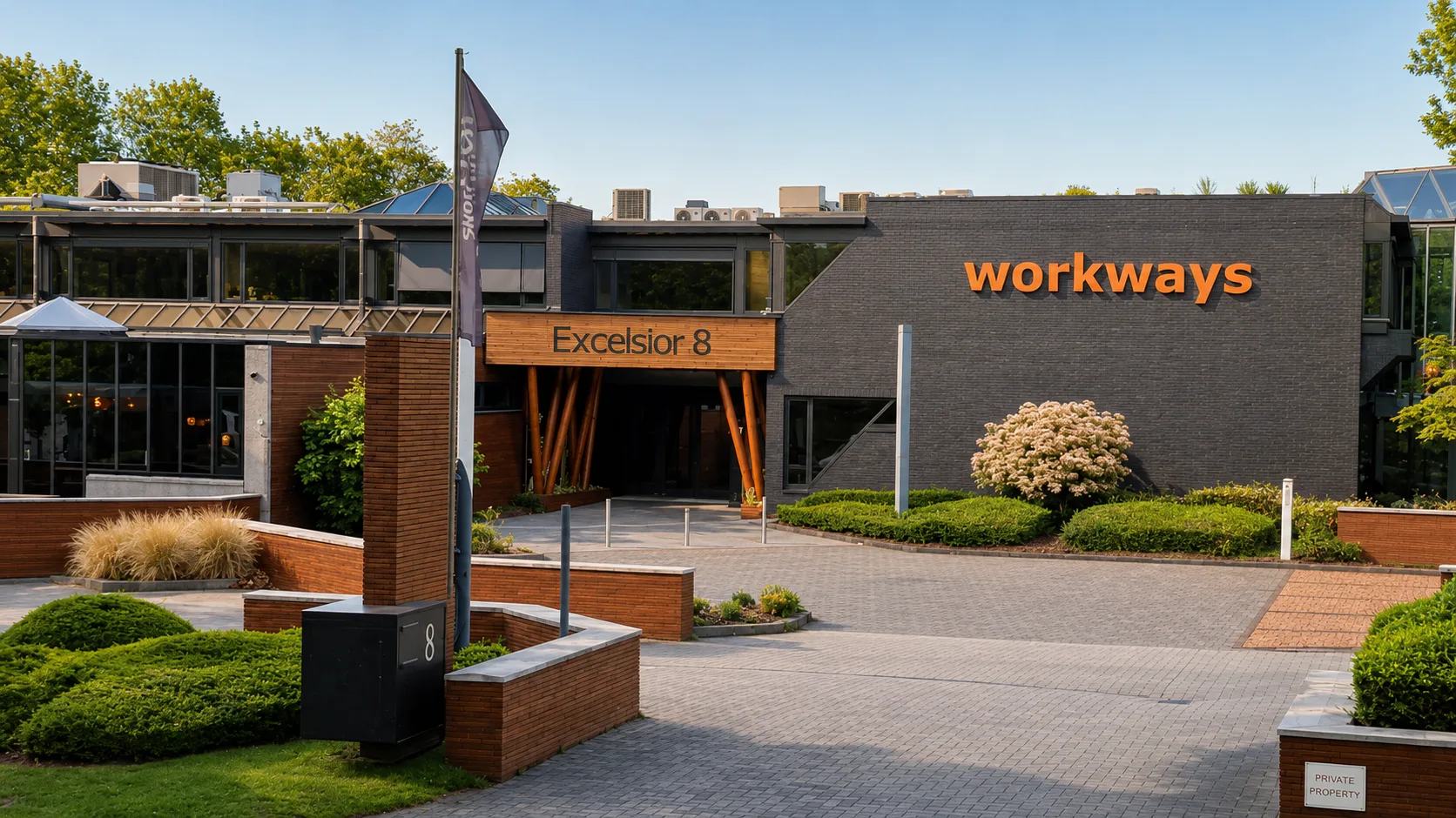 Exterior of Workways HQ Brussels - Excelsior 8